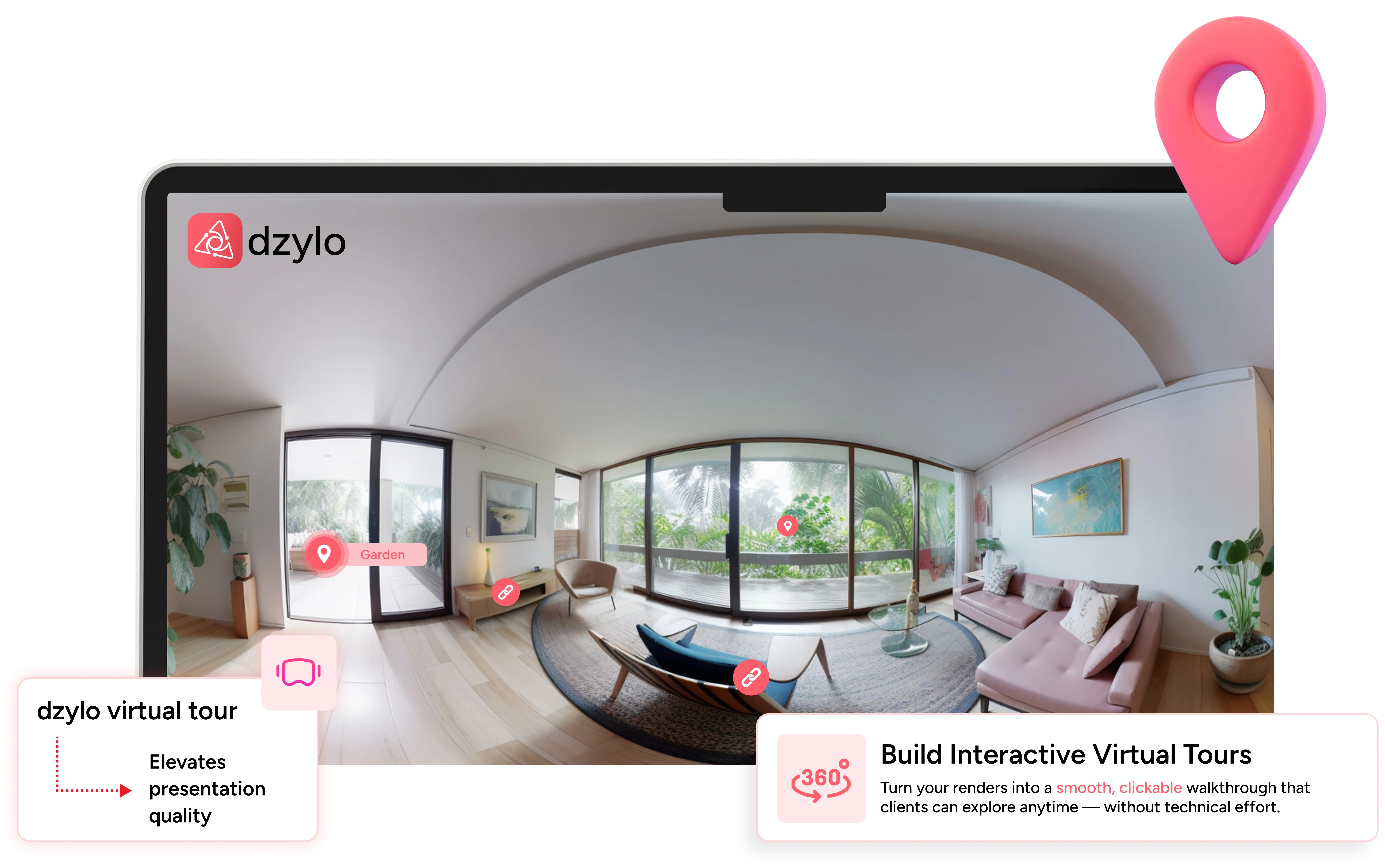Interior Design Business CRM Solution - Project management dashboard showing room samples, budgets, and collaboration features